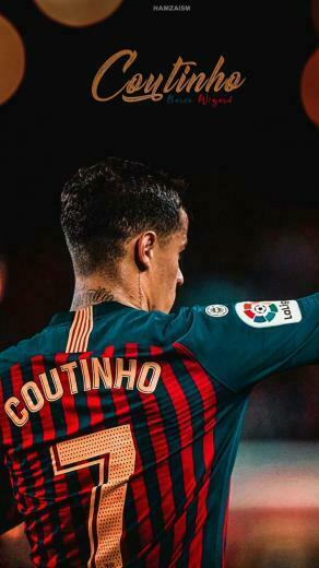 Coutinho Barcelona Homescreen Lockscreen Wallpaper