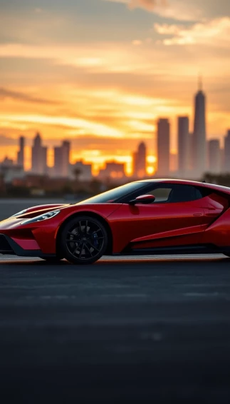 Ford Gt Supercar Phone Wallpaper
