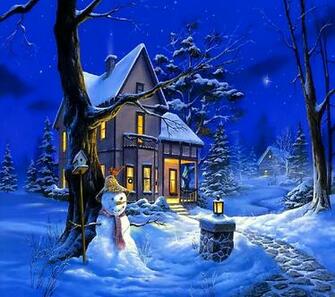 Christmas Night Wallpaper Mobilclub Mobi