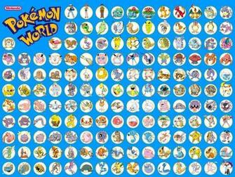 Pictures Of Every Pokemon Widescreen HD Wallpaper
