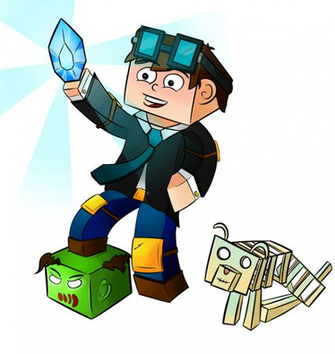Dantdm Minecraft Artwork By Serranoyt