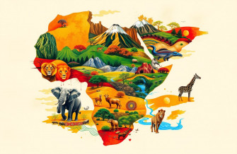 Africa Map Wallpaper