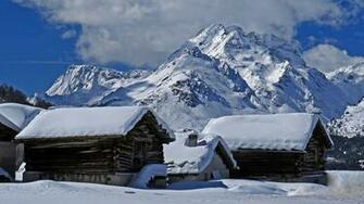 Related Pictures Mountain Cabin Desktop Background