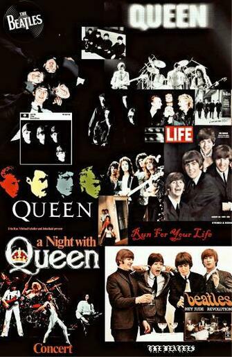 Queen X The Beatles Wallpaper Queenband Thebeatles Band