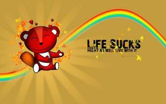 Life Sucks Wallpaper Wallpoper