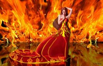 Phoenix From The Fire Wallpaper HD