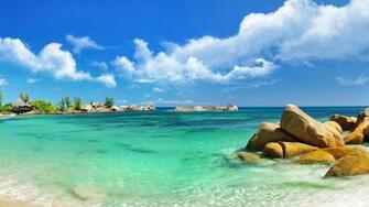 Peaceful Beach Wallpaper Image