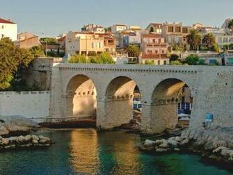 Ancient Bridge In Marseille France Wallpaper And Image