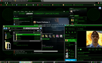 Windows Virtual Matrix Theme By Xfluing