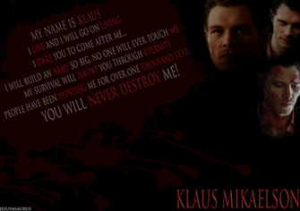 Niklaus Mikaelson Quotev