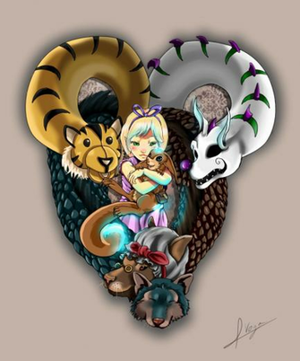 Smite Scylla Y Ratatoskr Te Quiero Mi Ratita By Nvegart On