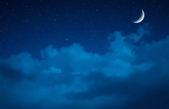 Blue Night Sky Wallpaper