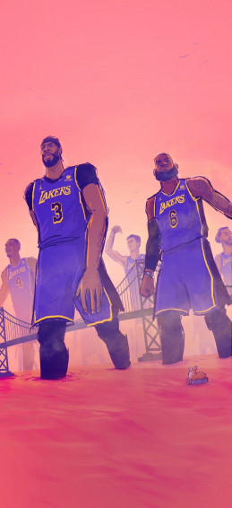 Los Angeles Lakers On X Wallpaper Version