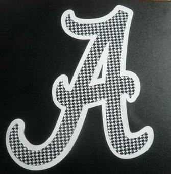 Alabama Crimson Tide Houndstooth Wallpaper
