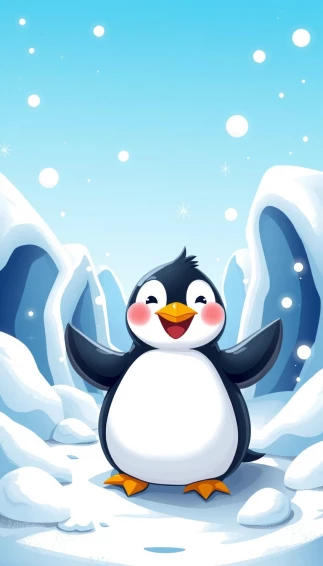 Penguin Phone Wallpaper