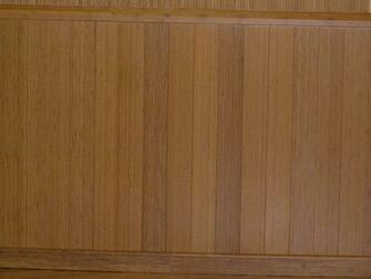 Bamboo Wainscoting Especially Working With A Similar Wallpaper Is