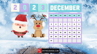 December Calendar Desktop Wallpaper Entheosweb