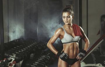 Wallpaper Pose Workout Rest Fitness Girl Sportswear
