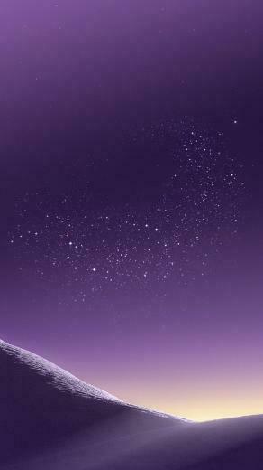 Purple Wallpaper In Samsung Galaxy S8