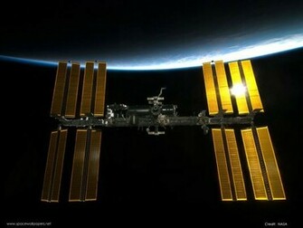 International Space Station Wallpaper Bonzy