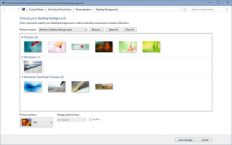 Windows Wallpaper Desktop Background Control Panel