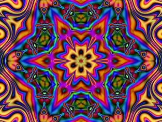 Hippie Psychedelic Wallpaper HD Background