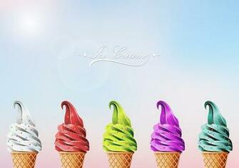 Ice Cream Wallpaper Vector Food