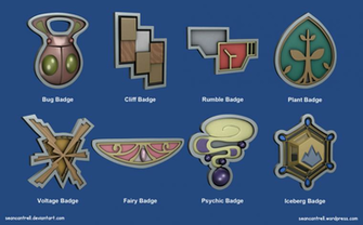 Pokemon Badges Kalos League By Seancantrell