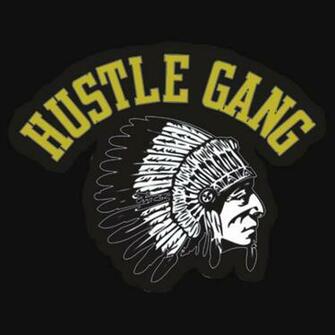 Hustle Gang Gold Long Sleeve T Shirts Hoodies By Manoley