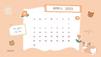April Calendar Background For Desktop Net