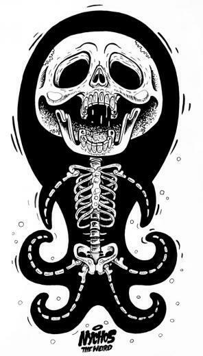 Illustration By Nychos Via Skull Art