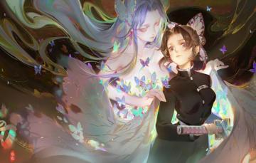 Wallpaper Girl Butterfly Demon Slayer Kimetsu No Yaiba The