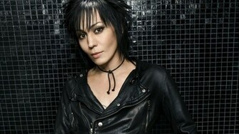 Joan Jett In A Leather Jacket Wallpaper