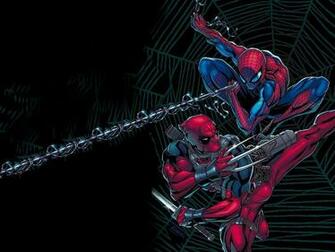 Deadpool And Spiderman Wallpaper