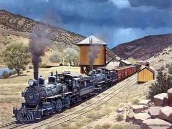 Diesel Locomotive Wallpaper Santafe