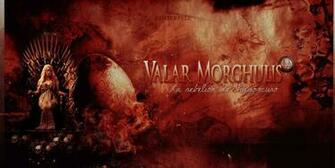 Game Of Thrones Banner Valar Morghulis By Litlemusa On