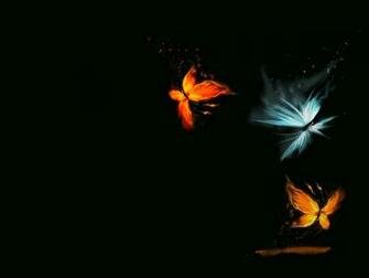 Wallpaper Fire And Ice Butterflies