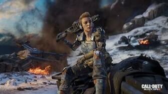 Black Ops Girl Soldier HD Wallpaper Wide Desktop Games