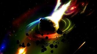 Graphics Planet Saturn Meteorite IwallHD Wallpaper