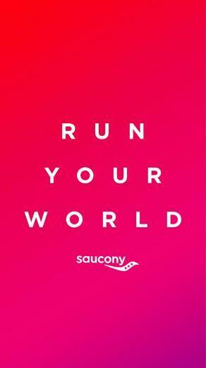 Saucony Run Your World Device Background