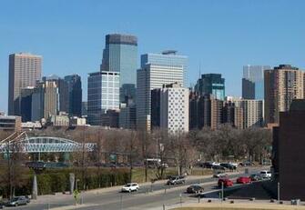 Minneapolis City Skyline