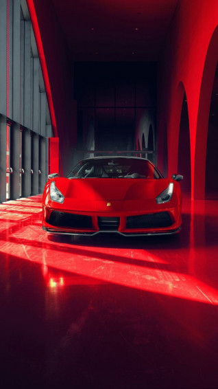 Ferrari iPhone Wallpaper Top Background