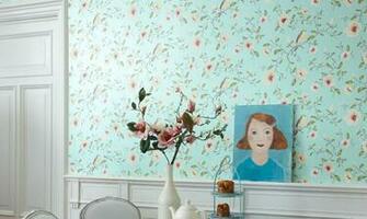 Turquoise Wallpaper For Aspiring Interior Designers With Self Confid