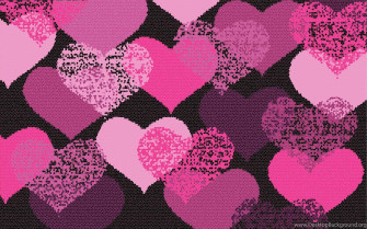 Pink Black And White Wallpaper