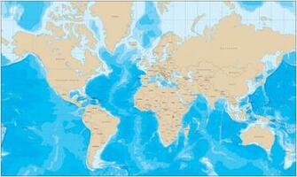 The World Map With Country Names Wallpaper