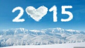 New Year Winter Love Heart HD Wallpaper Stylish