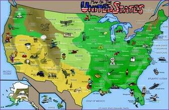 Map Of The United States By Freyfox