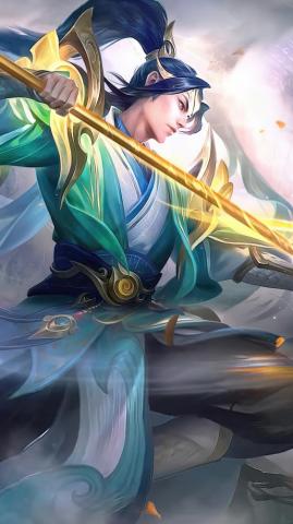 Zilong Empyrean Paladin Skin Mobile Legends Wallpaper iPhone Phone