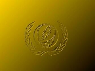 Dead Head In Gold Grateful