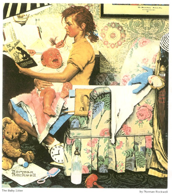 Norman Rockwell Painting